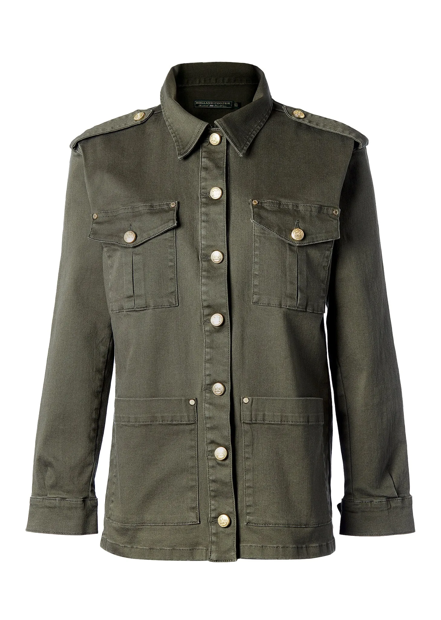 Holland Cooper Artillery Jacket in Hunter Green