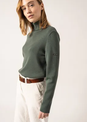 Houat turtleneck jumper - in wool (VEGETAL)