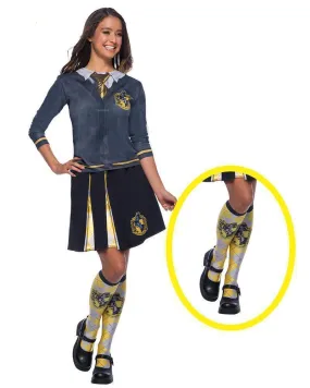 Hufflepuff Costume Socks for Kids & Adults - Warner Bros Harry Potter