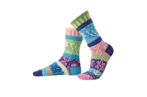 Hummingbird Recycled Cotton Crew Socks