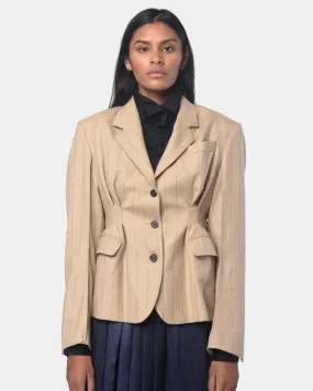 Joyce Blazer in Beige