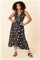 Karen T 9223N Print Wrap Dress