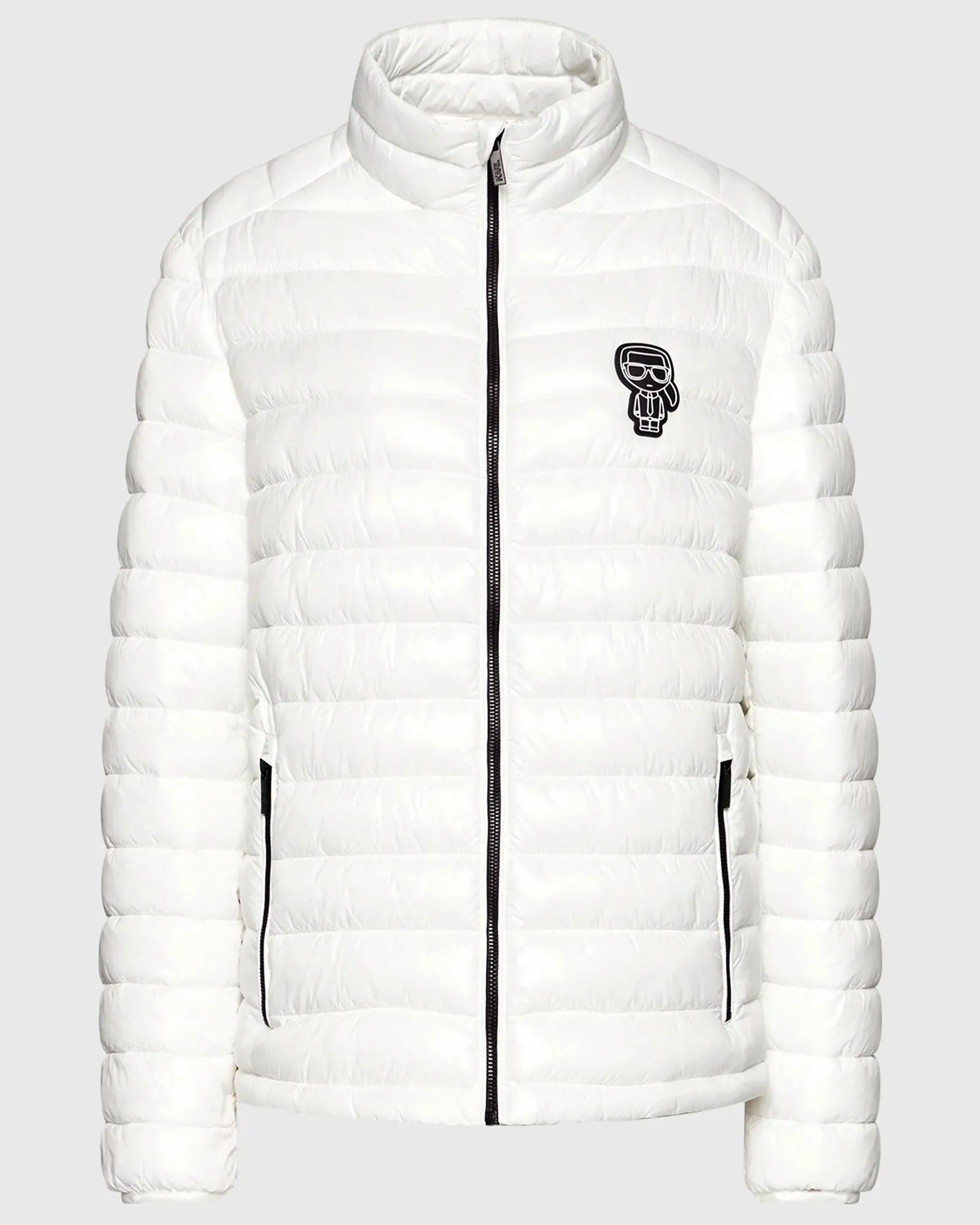 KARL LAGERFELD 505096 WHITE PUFFER JACKET