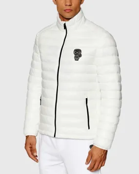 KARL LAGERFELD 505096 WHITE PUFFER JACKET