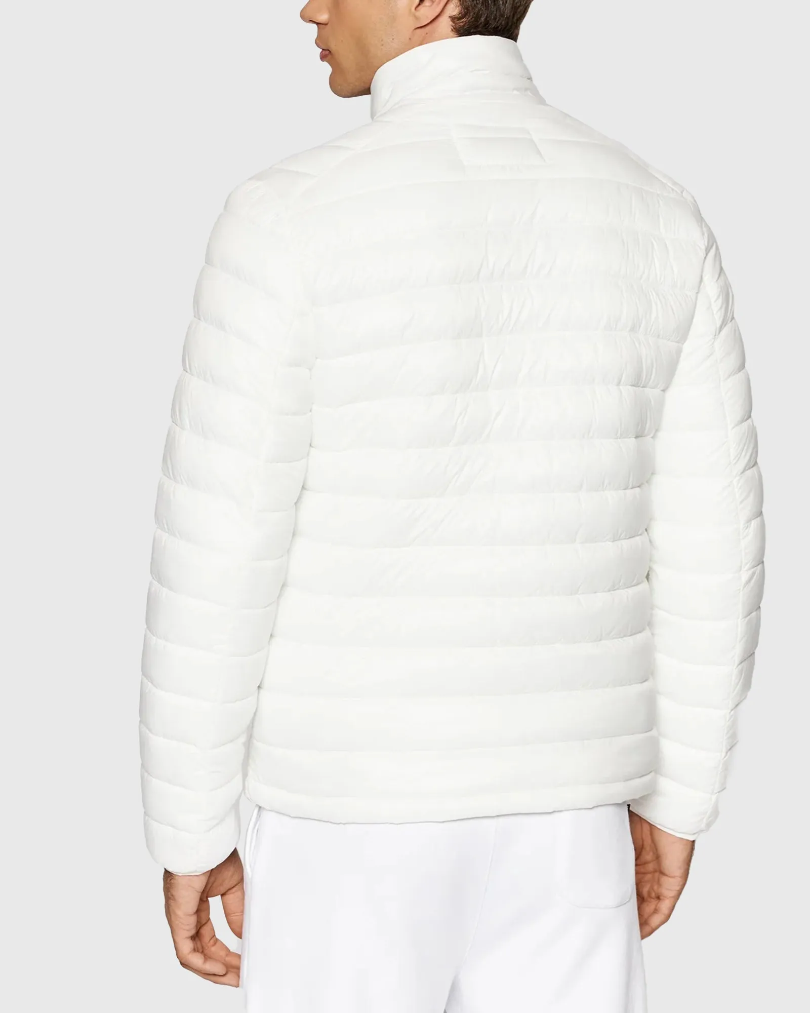 KARL LAGERFELD 505096 WHITE PUFFER JACKET