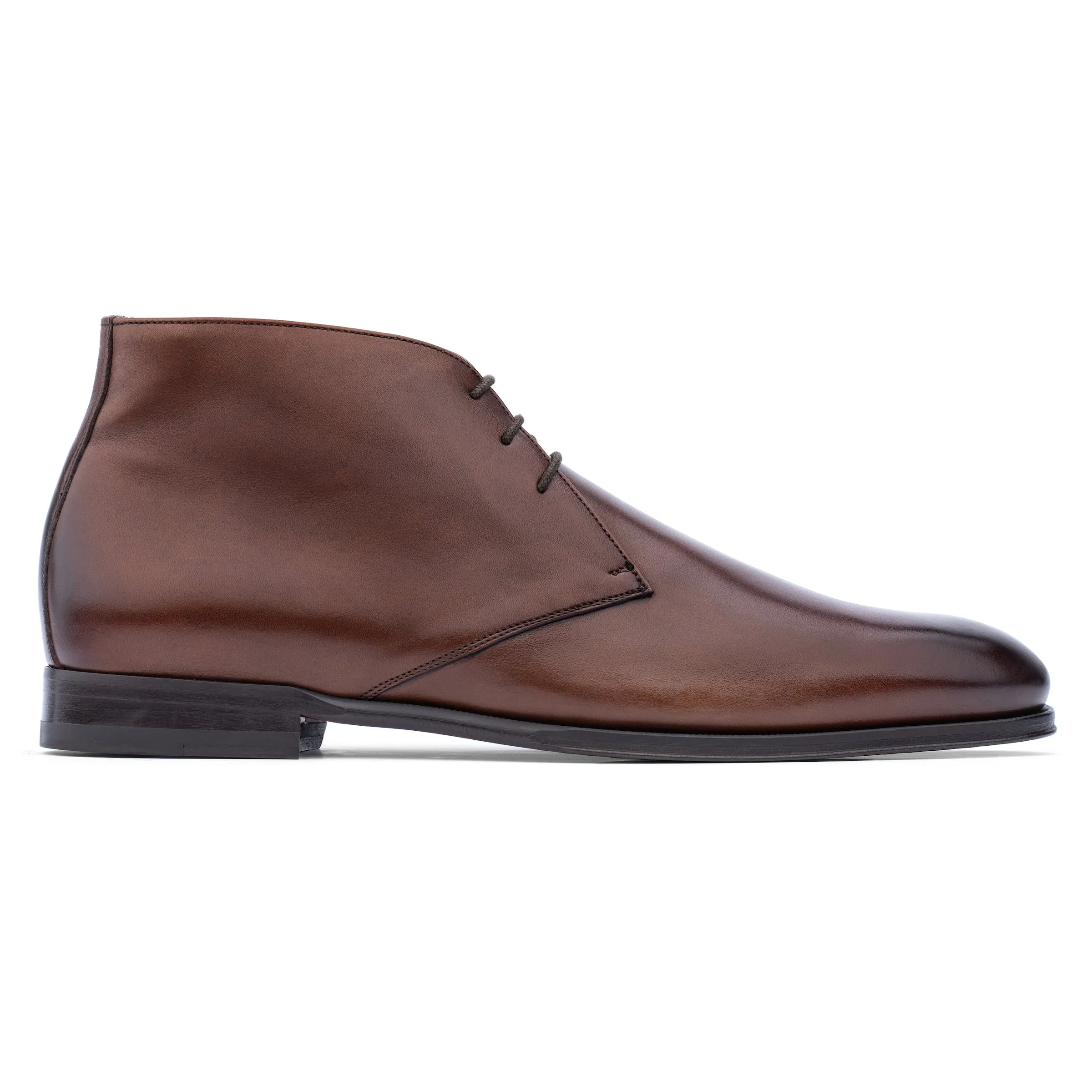 Leigh Burnished Brown Calf Chukka Boot