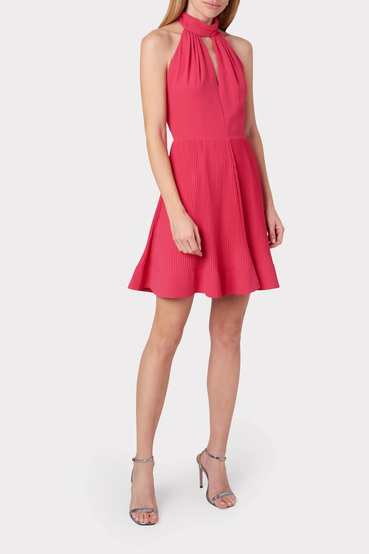 Libby Pleated Mini Dress