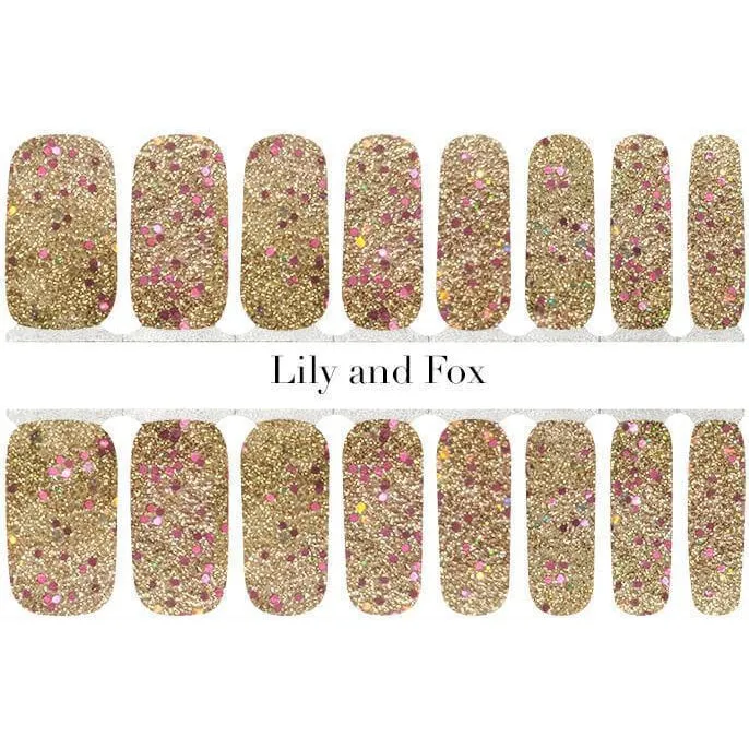 Lily and Fox - Nail Wrap - Champagne Pop!