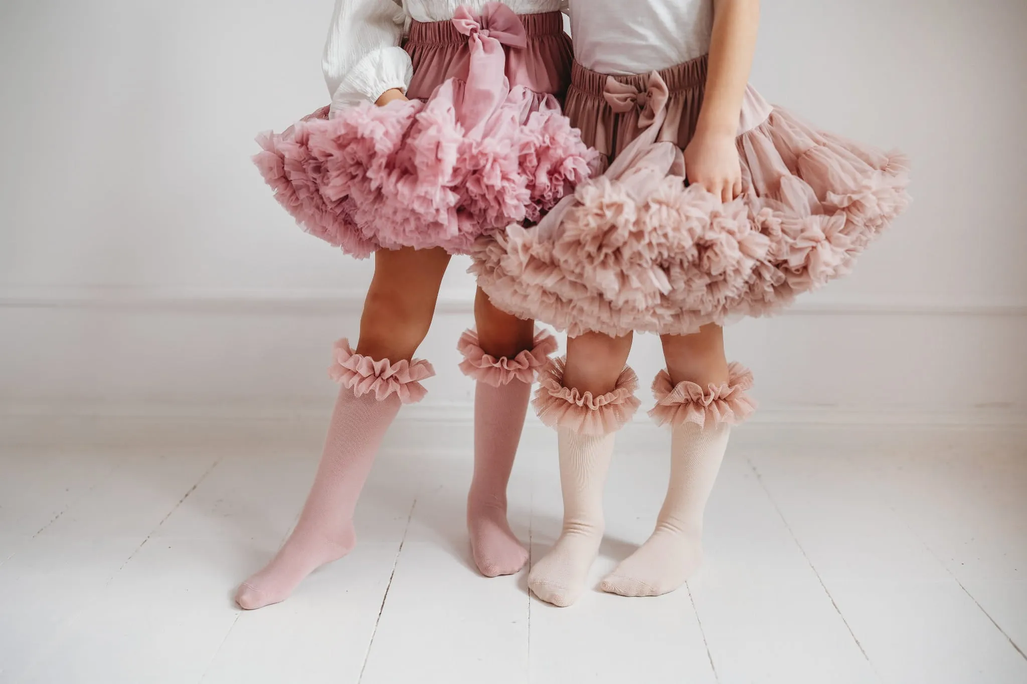 Mama's Feet Children's Knee-High Socks - Tutu | Dirty Pink