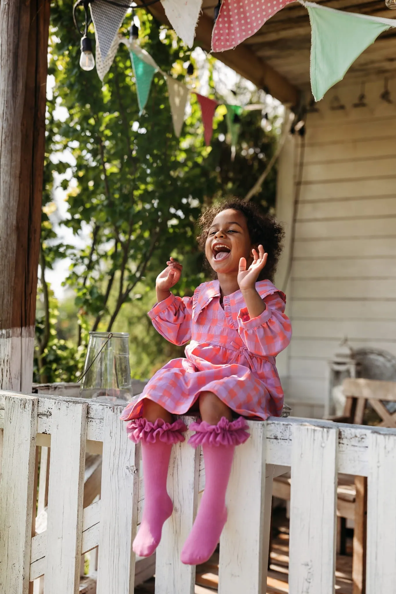 Mama's Feet Children's Knee-High Socks - Tutu | Heather Pink