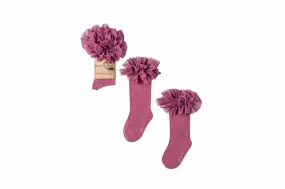 Mama's Feet Children's Knee-High Socks - Tutu | Heather Pink