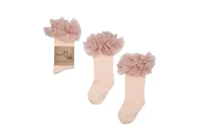 Mama's Feet Children's Knee-High Socks - Tutu | Venetian Rose