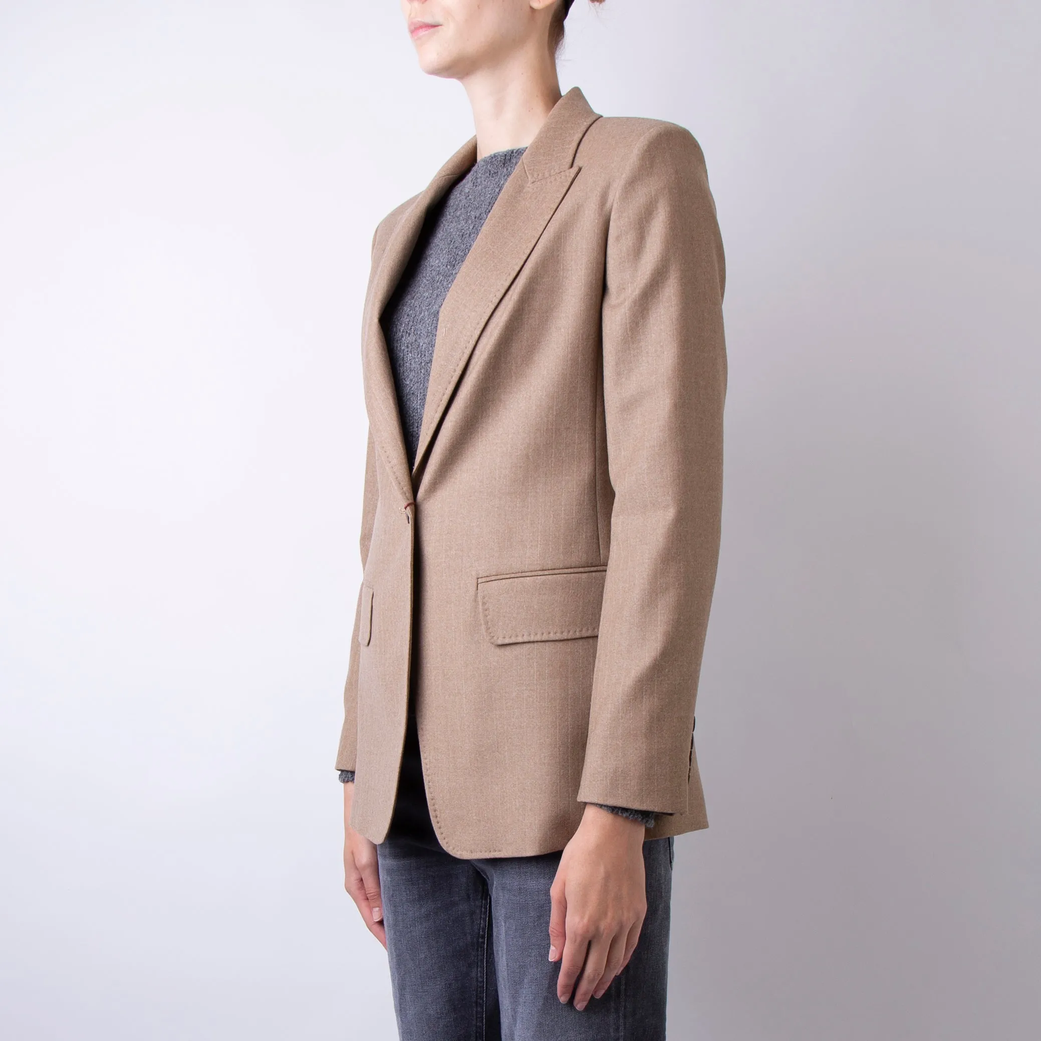 MAX MARA STUDIO BLAZER 2426046052600 009 BEIGE