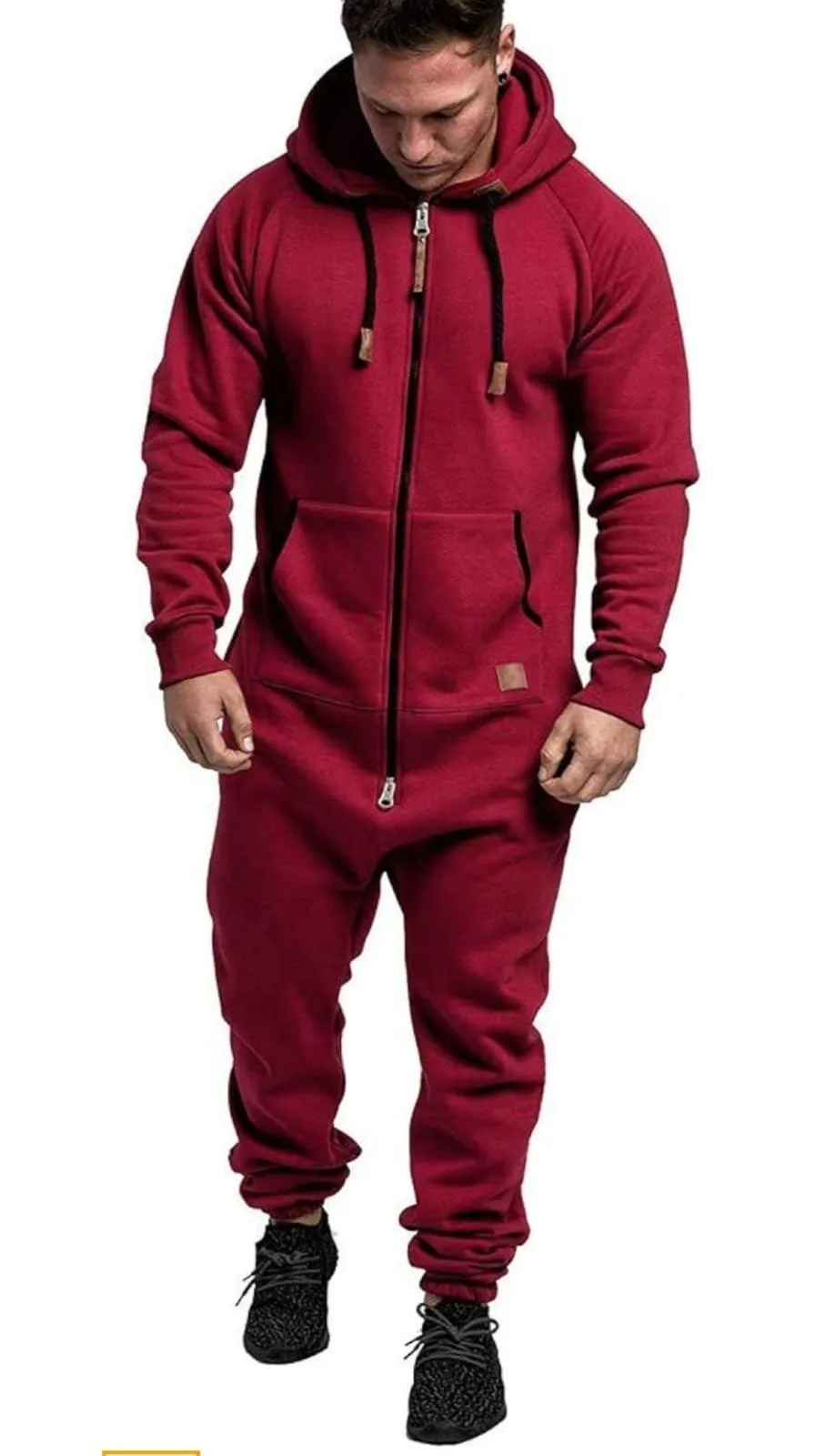 Men’s Autumn Winter Cosy Jumpsuit Jogger S35678921