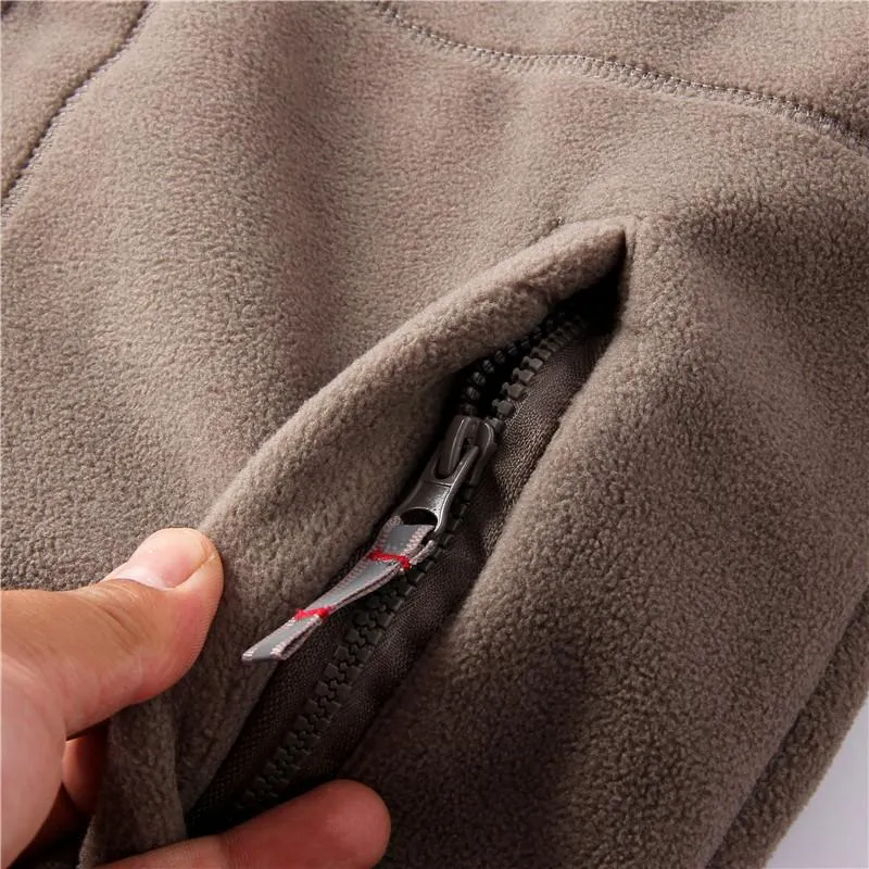 Men's Fleece Thickened Double-sided Polar Fleece Jacket 62936358YM