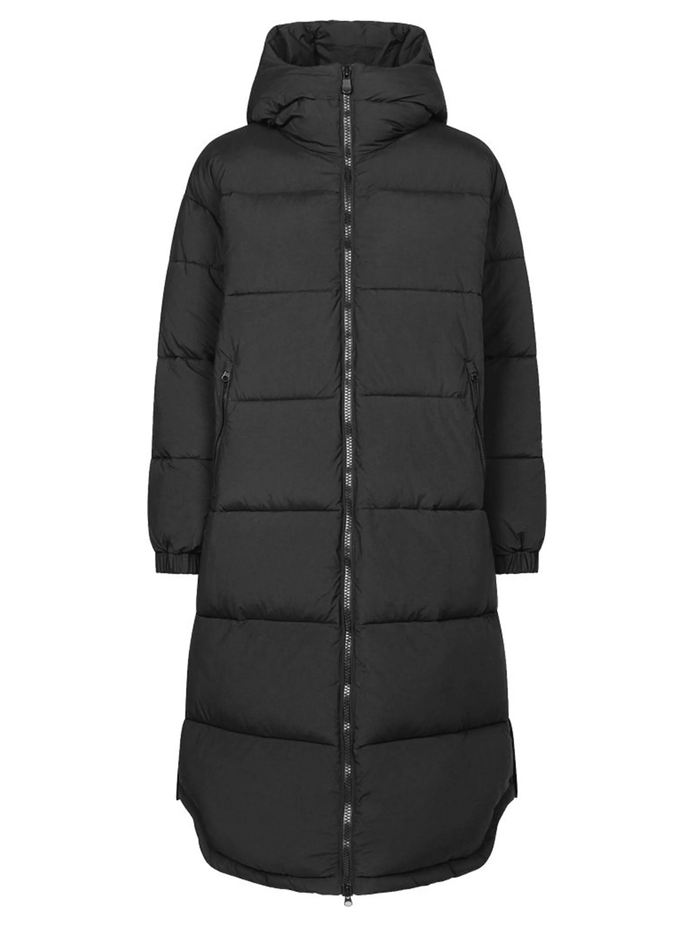 Men's Plain Light Puffer Coat,Black