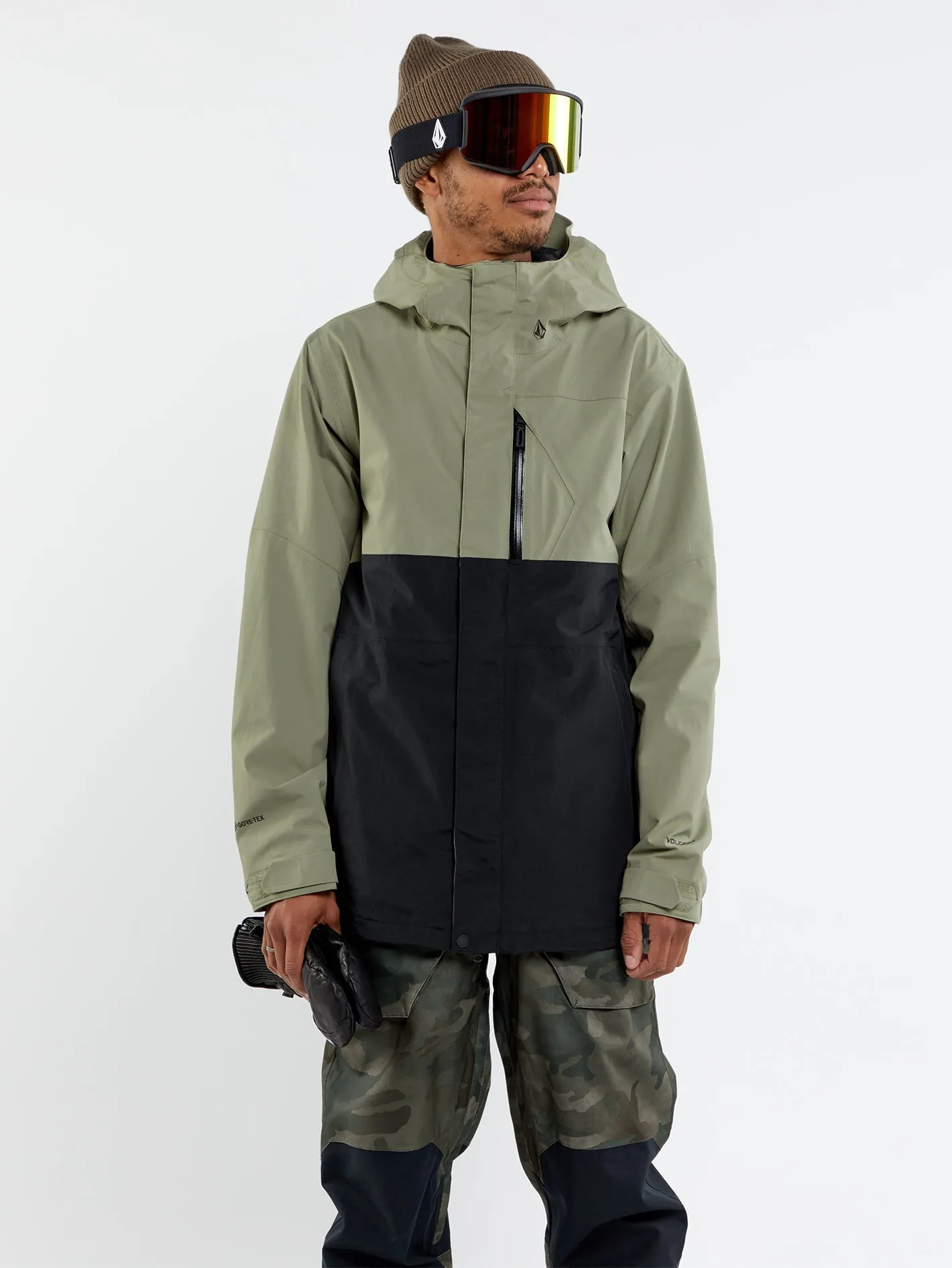 Mens Roan Bib Overalls - Cloudwash Camo