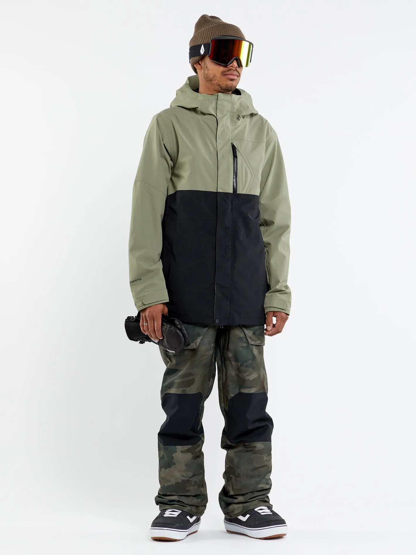 Mens Roan Bib Overalls - Cloudwash Camo