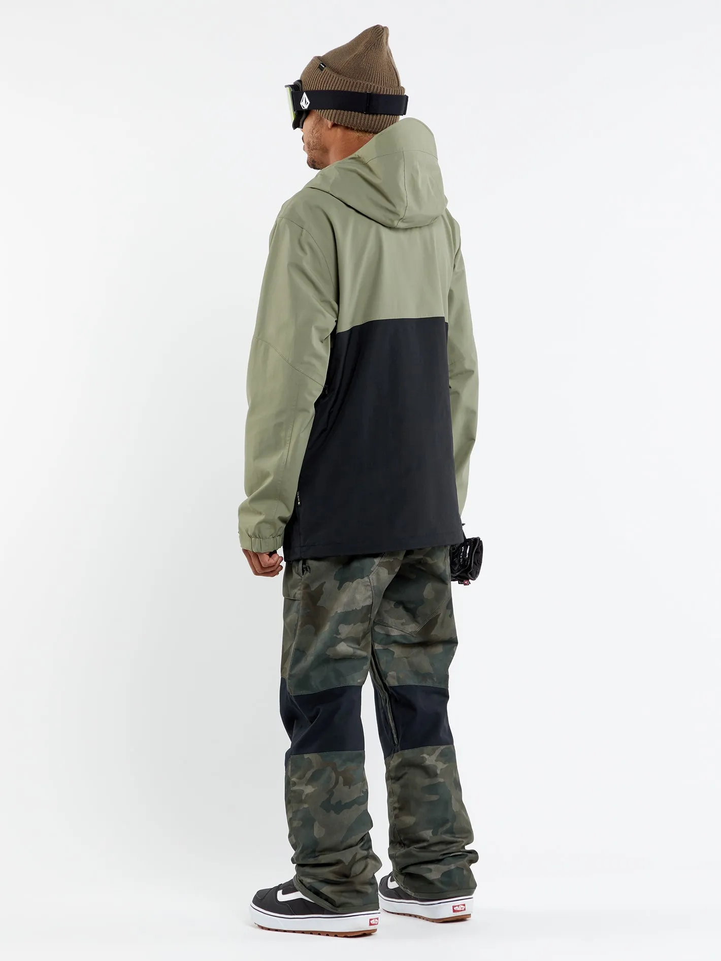 Mens Roan Bib Overalls - Cloudwash Camo