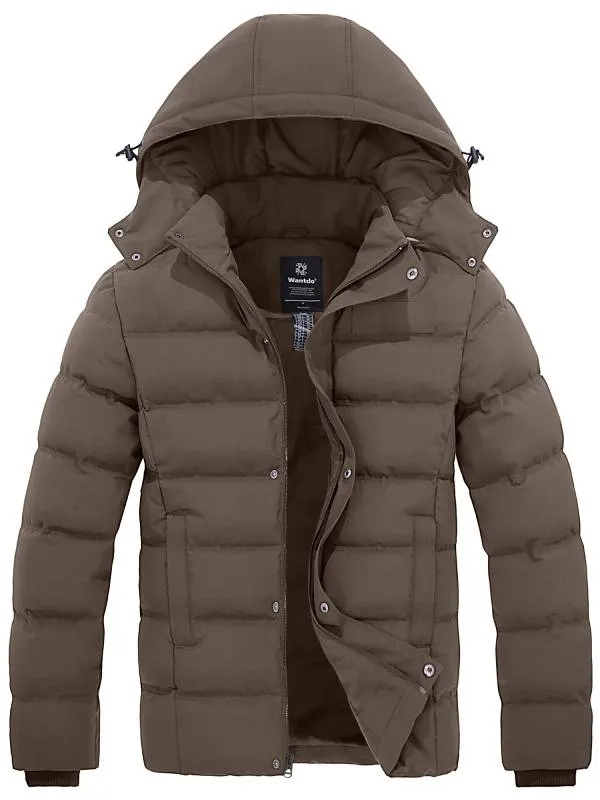 Men's Warm Puffer Jacket Winter Coat