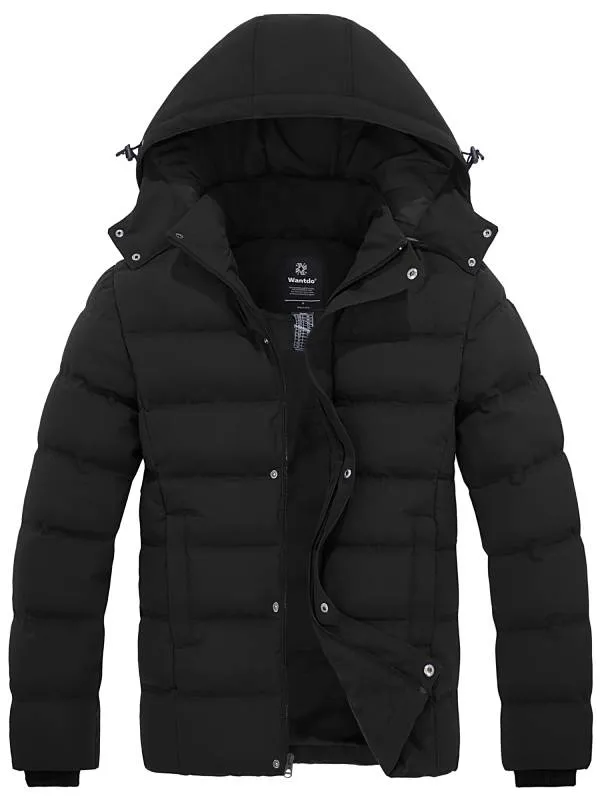 Men's Warm Puffer Jacket Winter Coat