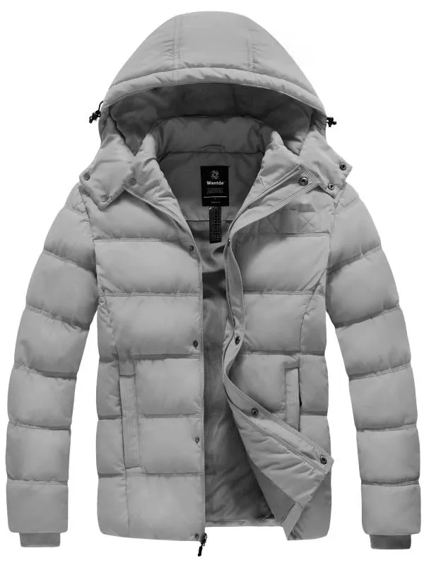 Men's Warm Puffer Jacket Winter Coat