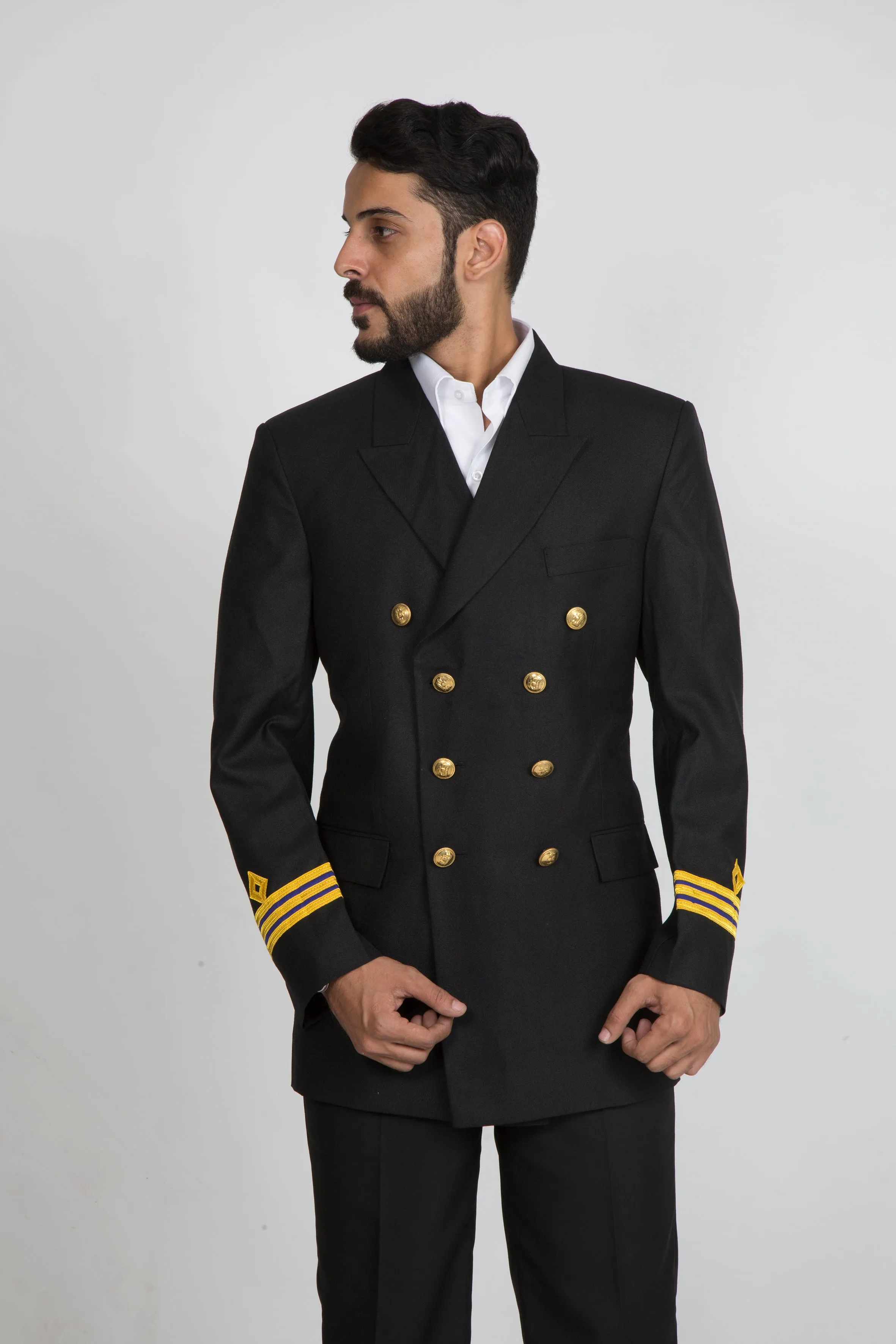 Merchant Navy Suit ( Coat   Pant ) - Premium Fabric