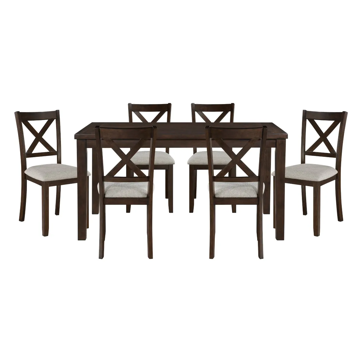 Modern 7-Piece Dining Set for Small Spaces