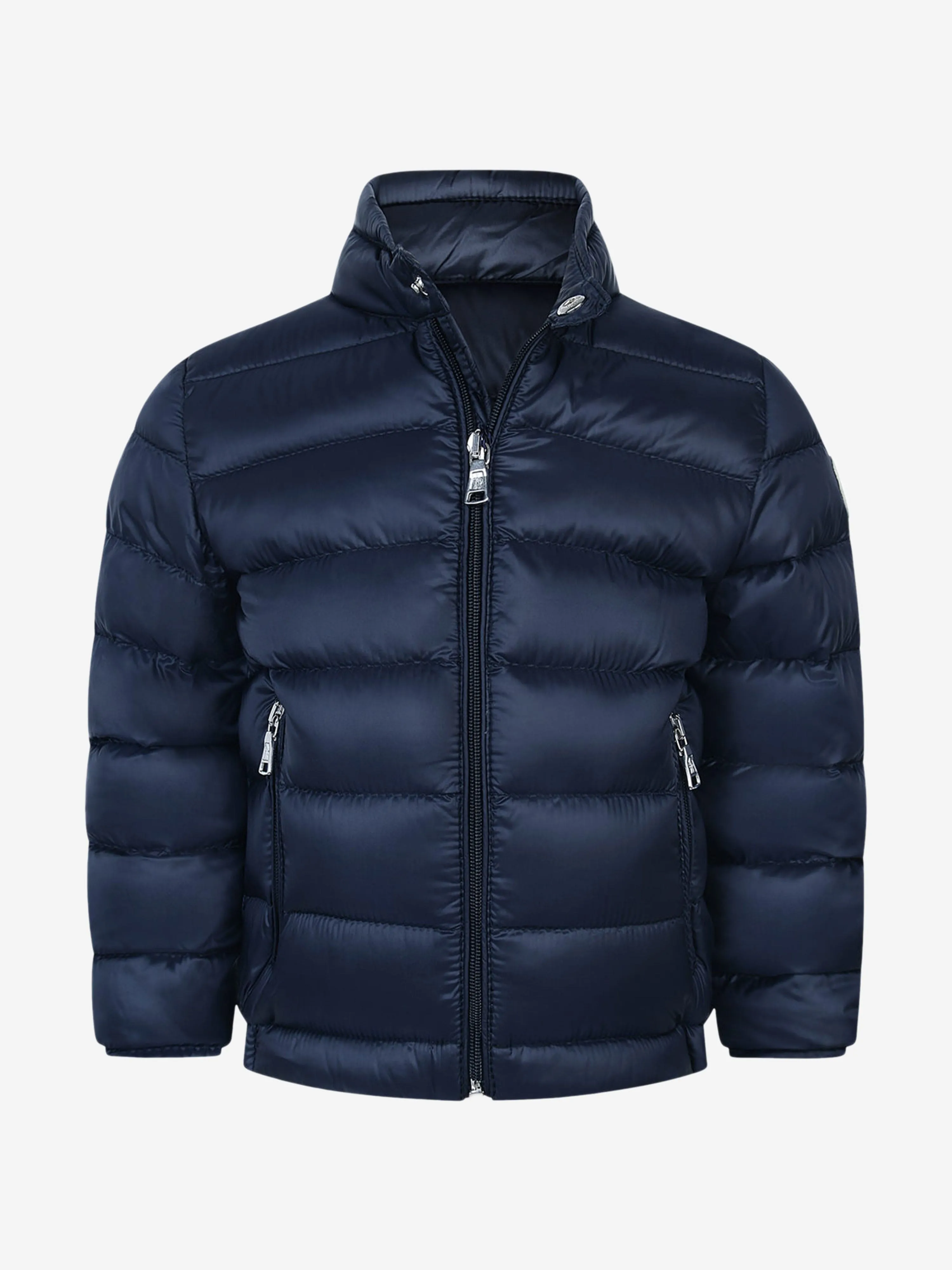 Moncler Enfant Baby Jacket - Acorus Blue Down Padded Jacket