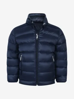 Moncler Enfant Baby Jacket - Acorus Blue Down Padded Jacket