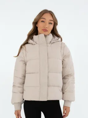 Multiway Puffer Coat 2 - Chalk