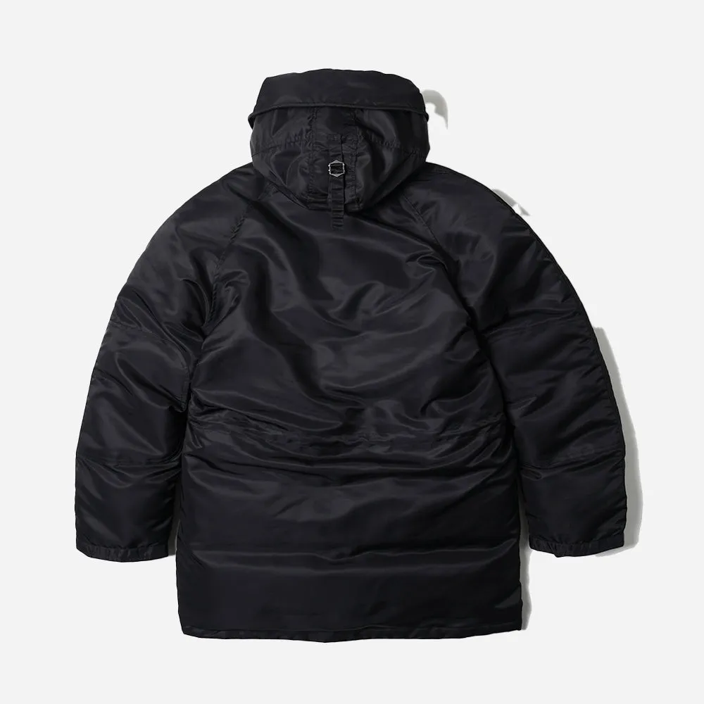 N3B NYLON ARCTIC PARKA JACKET - BLACK