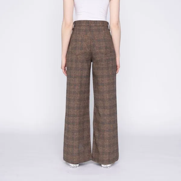 Naked & Famous Wide Leg Trousers (Desert Sunset)