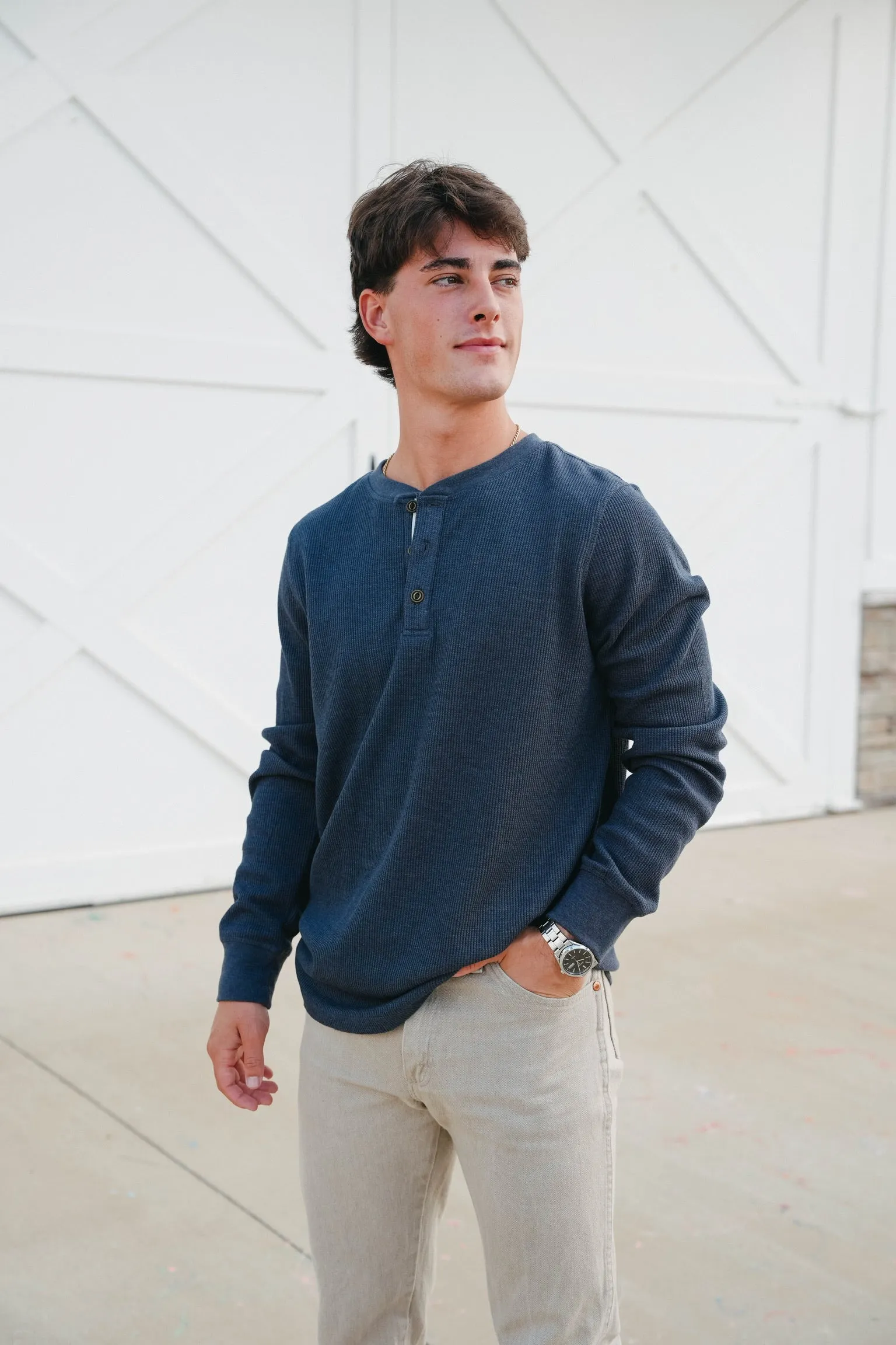 North River Waffle Henley