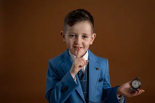 One Varones Boys Blue Blazer