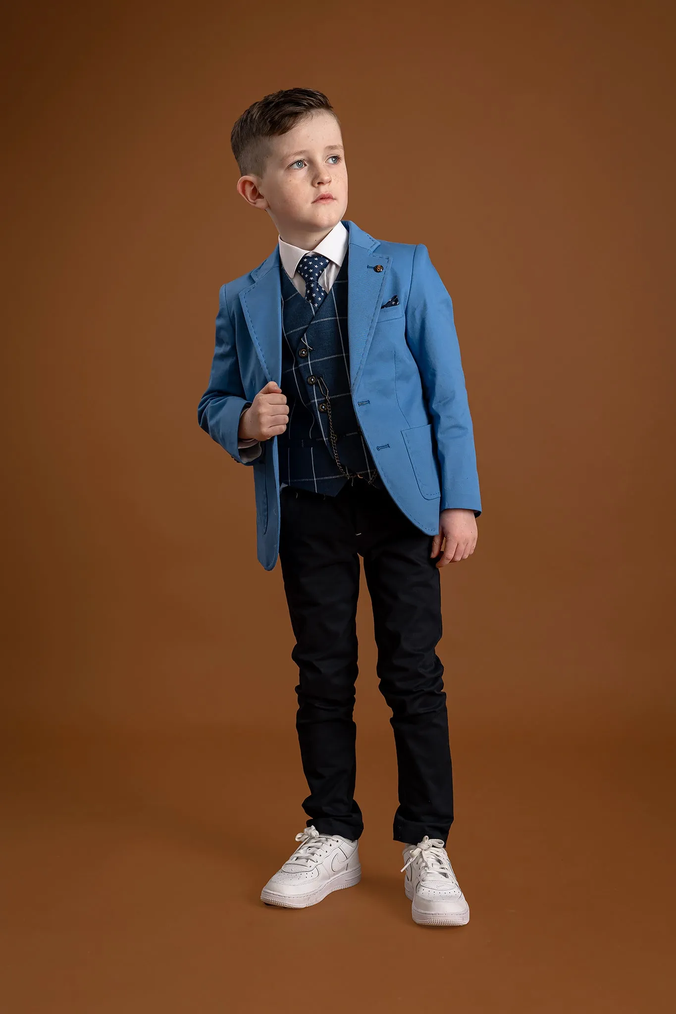 One Varones Boys Blue Blazer