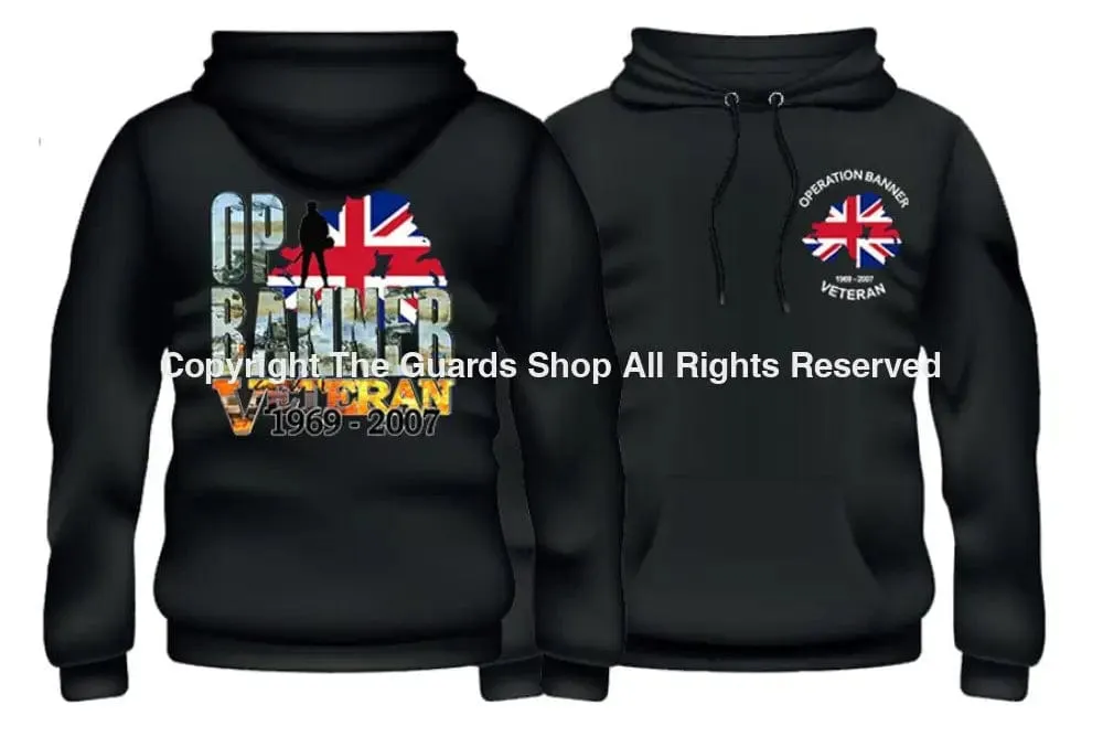 OP BANNER VETERAN Double Side Printed Hoodie