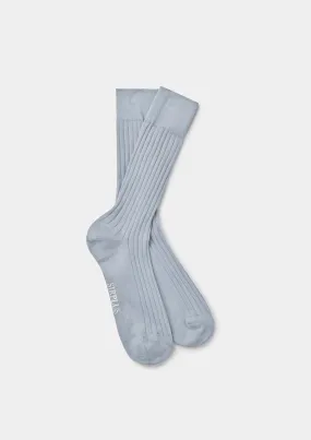 Pale Blue Dress Socks