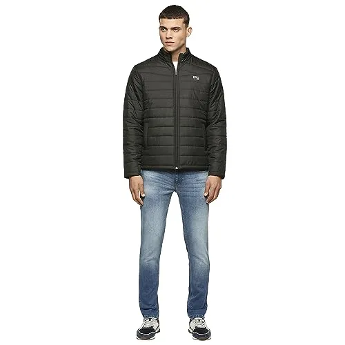 Pepe Jeans Men's A-Line Coat (PM402949_Black