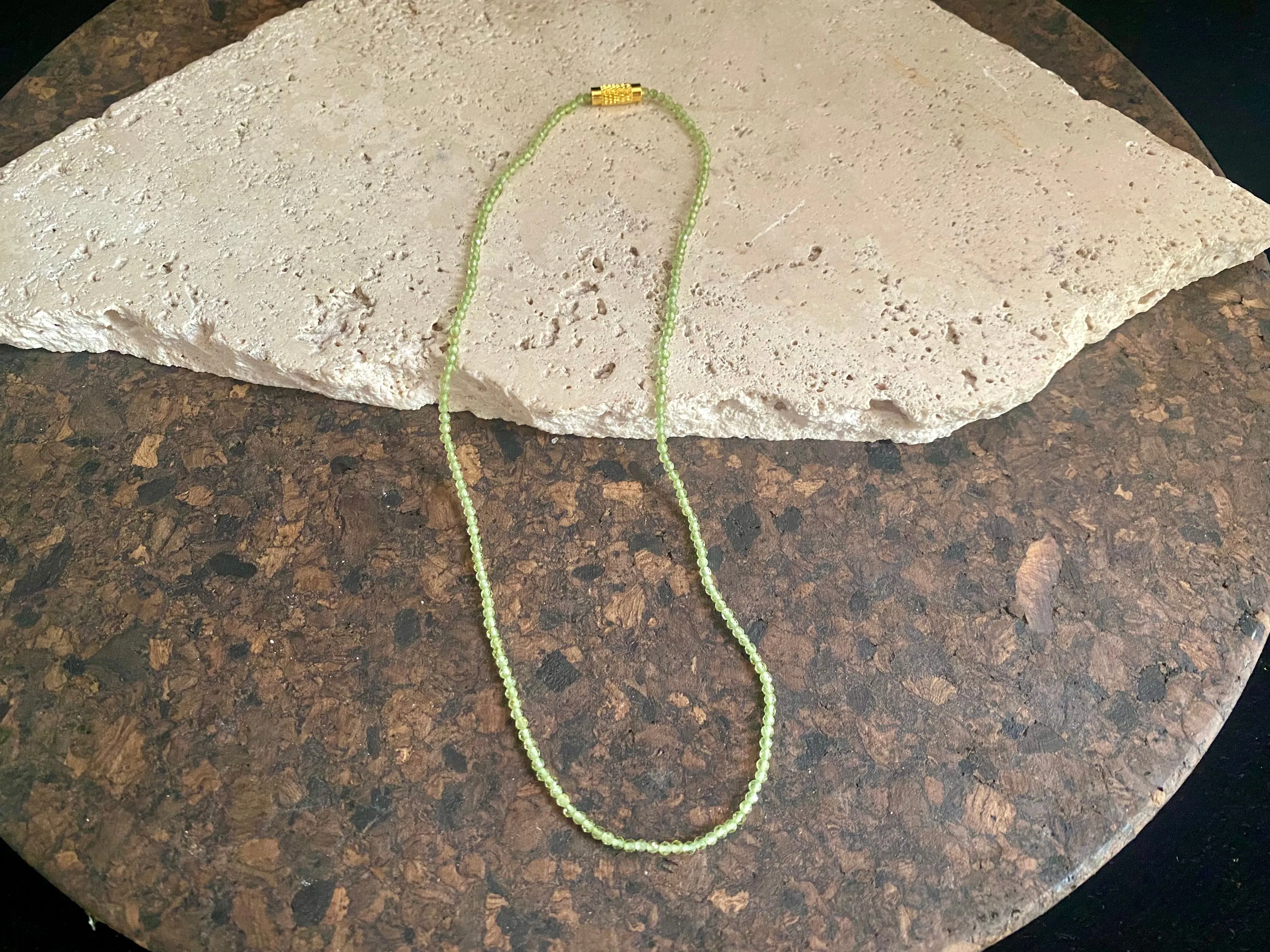 Peridot Choker Necklace