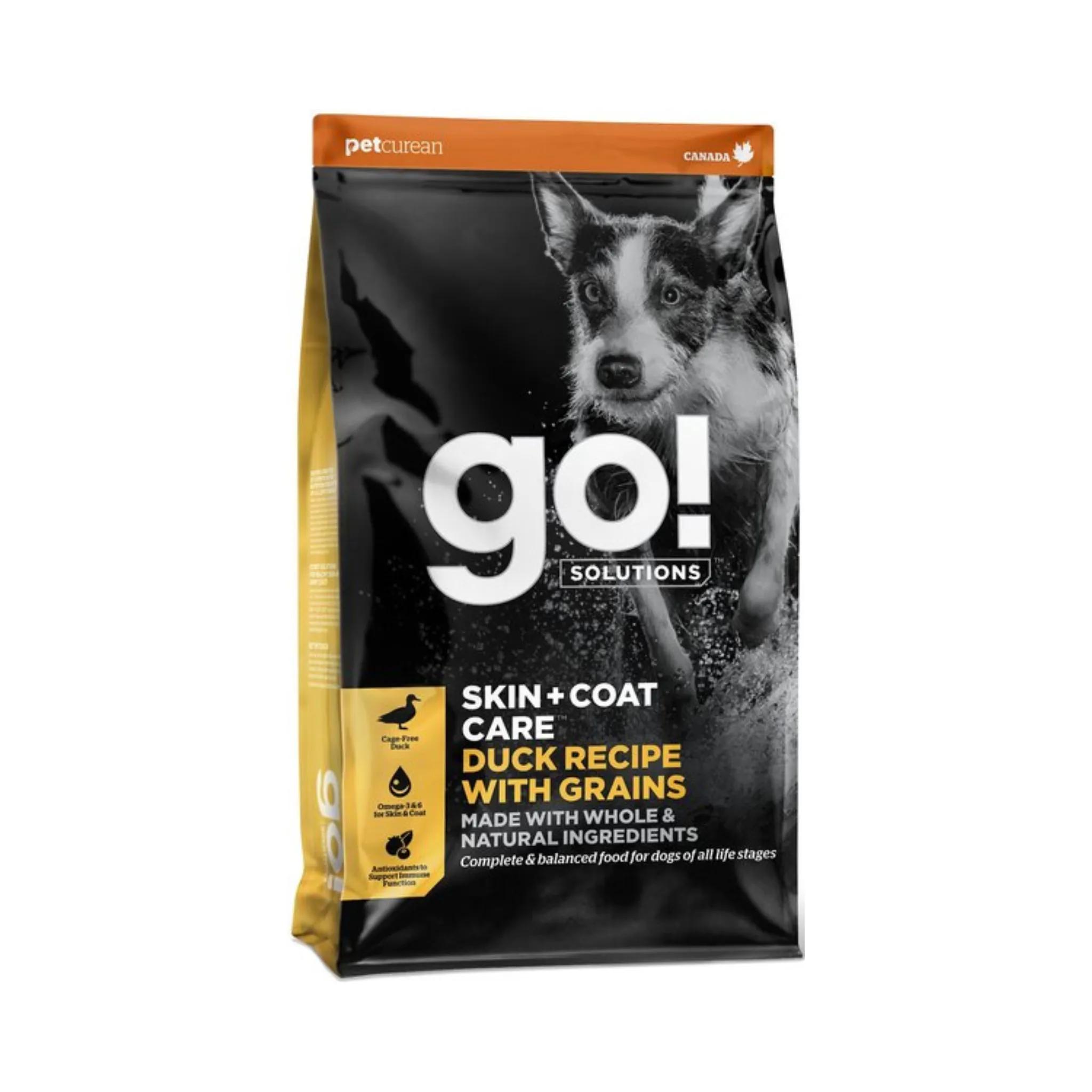 Petcurean Go! Skin & Coat Care Duck With Grain Dry Dog Food