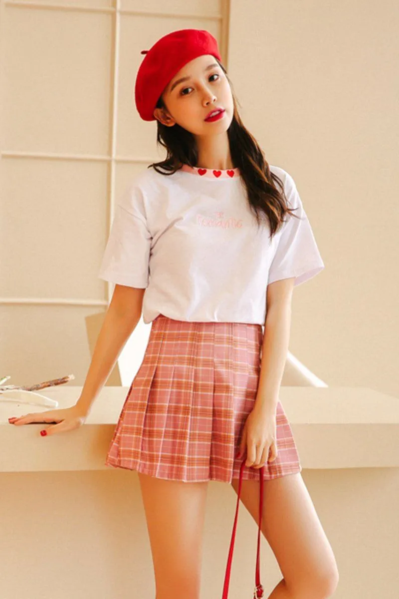 Pink Summer Skirt SD01648