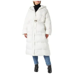 PINKO White Nylon Jackets & Coat