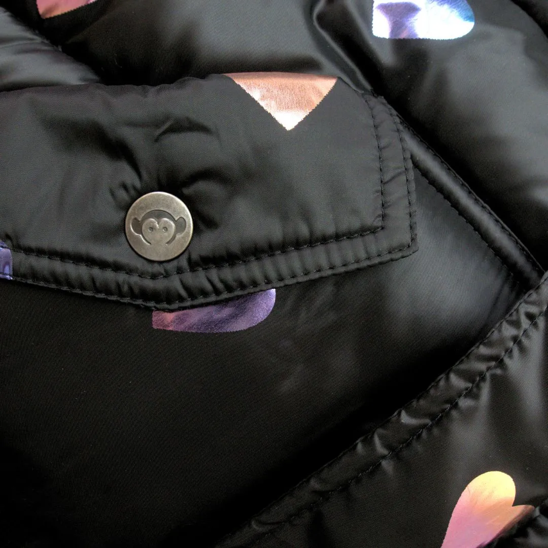 Puffy Coat | Rainbow Hearts