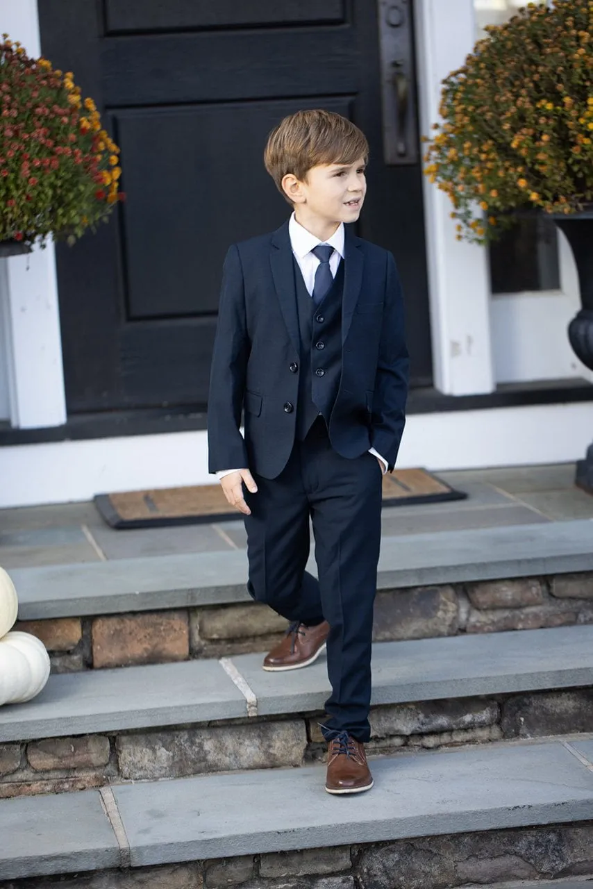 "Leo" Kids Midnight Navy 5-Piece Suit