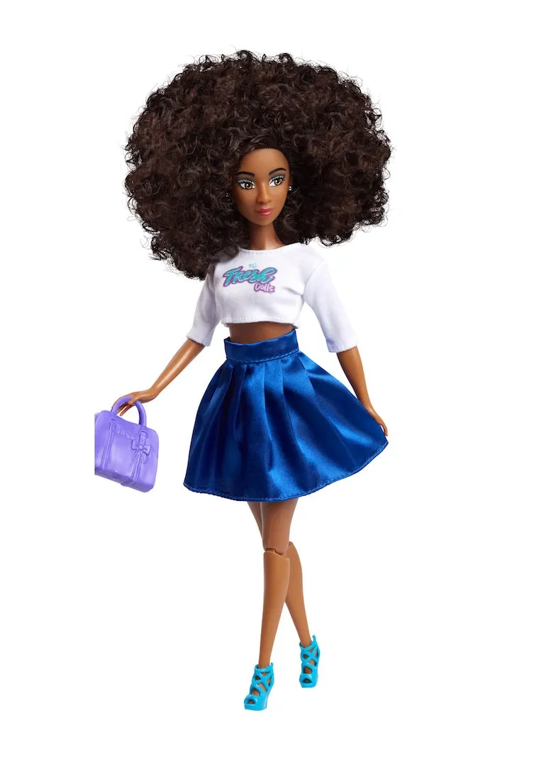 "NEW" FRESH & FLAIR Blue Pleated Skirt & Fresh Top Doll Fashion Pack