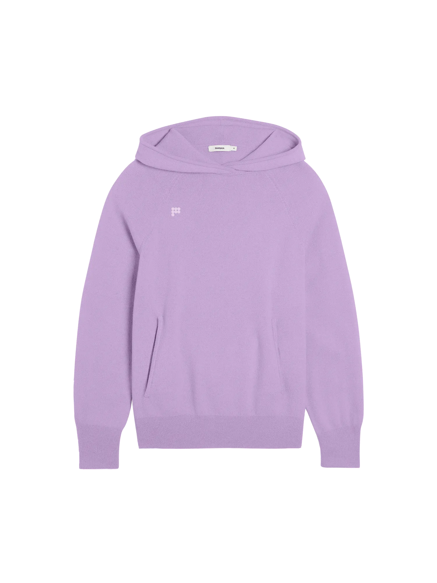 Recycled Cashmere Hoodie—orchid purple