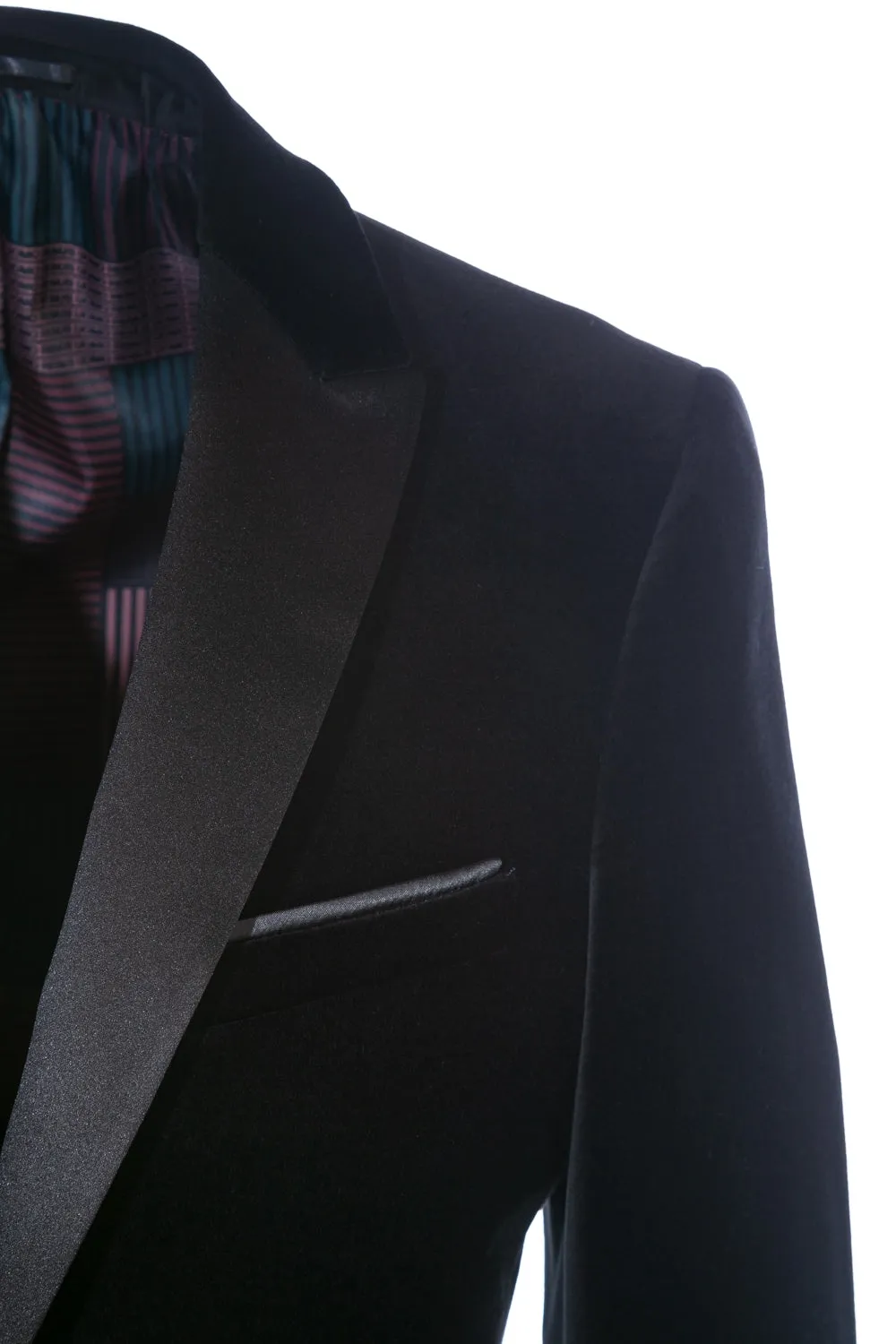 Remus Uomo Montiv Velvet Jacket in Black