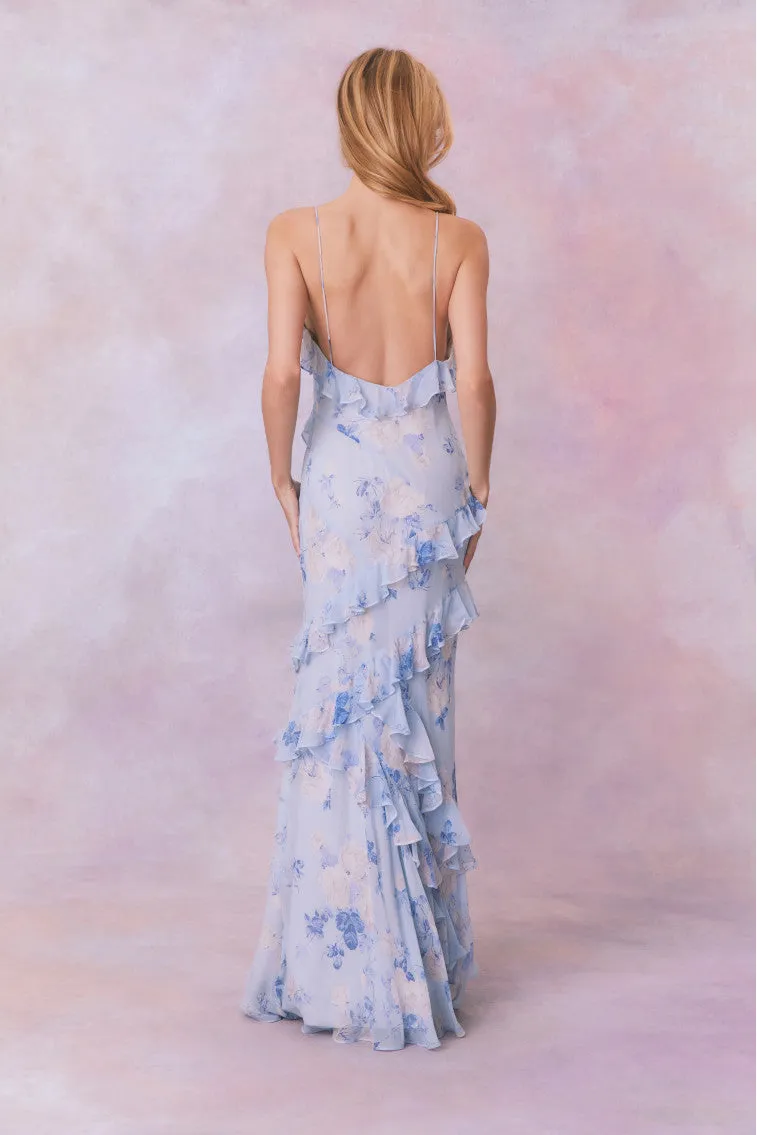 Rialto Fragrance Print Maxi Dress