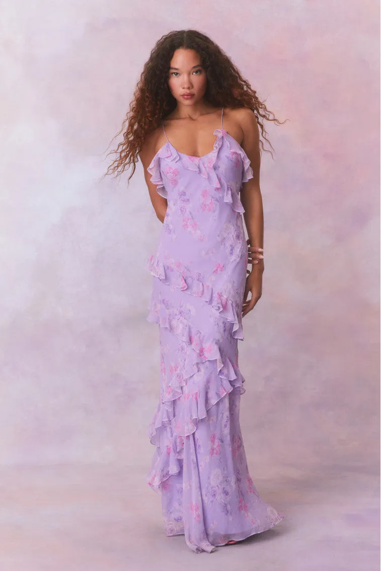 Rialto Fragrance Print Maxi Dress